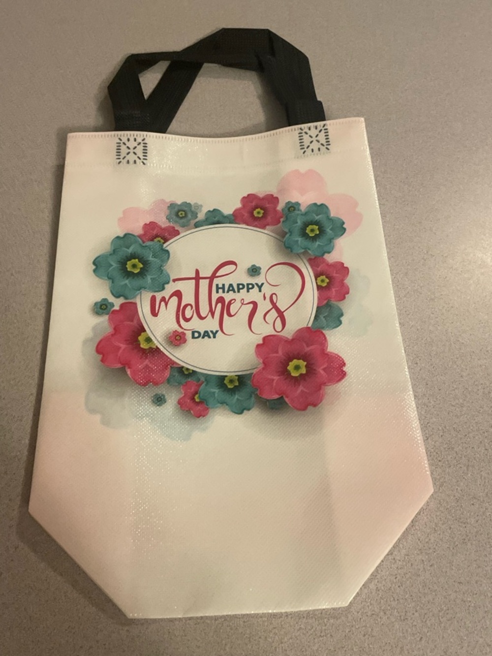 Happy Mother's Day Floral Gift Tote -
